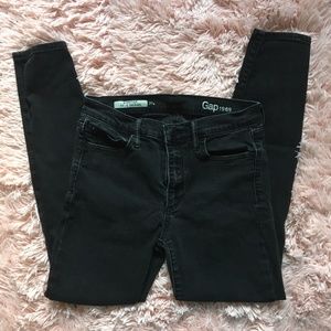 GAP 1969 Stretch True Skinny Black Jean 27S